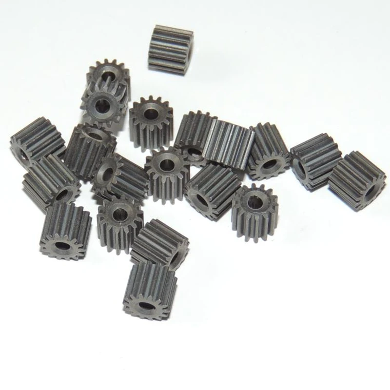 0,4 M 8/9/11/12/14 dientes 2,0mm engranaje de reducción de Metal engranaje de salida de Motor modelo DIY