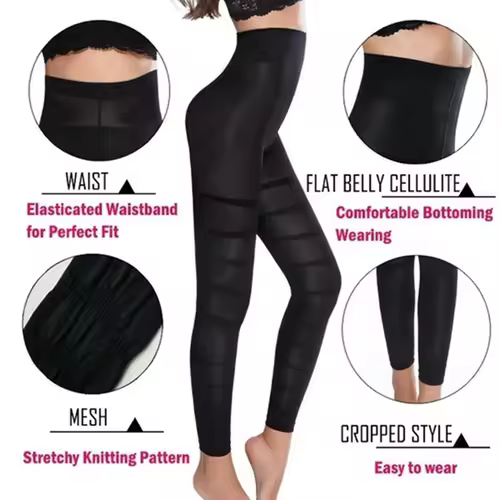 Shapewear Anti Cellulite Compression Leggings Leg Slimming Body Shaper High Waist Tummy Control Panties Thigh Sculpting Slimmer - Image 2