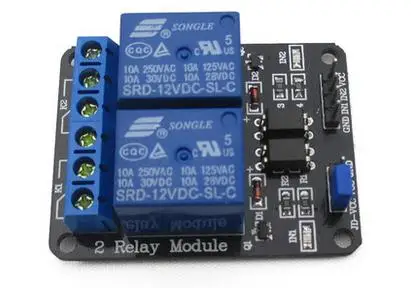 

2-channel New 2 channel relay module relay expansion board 5V low level triggered 2-way relay module