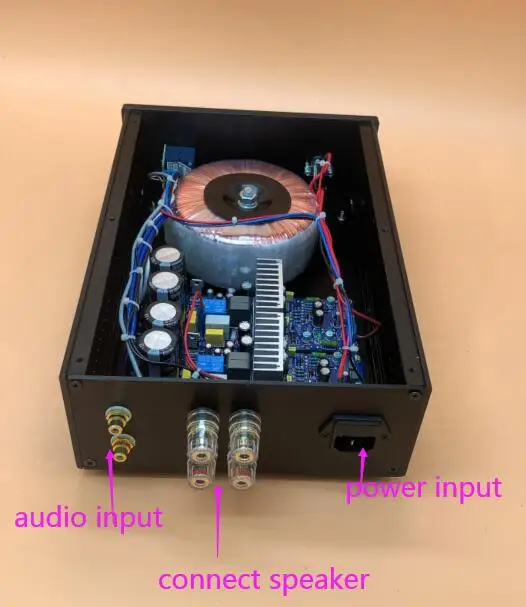 Finished L15D  Digital power amplifier IRS2092 300W4R Dual channel With power protection amp