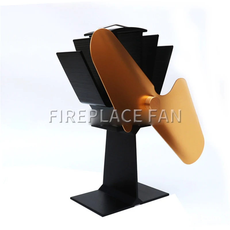 YL501 Kipas Rumah Tangga Tanpa Listrik Kipas Kebisingan Rendah Kipas Perapian Daya Panas Kipas Energi Panas Suhu Tinggi Badan Alumina
