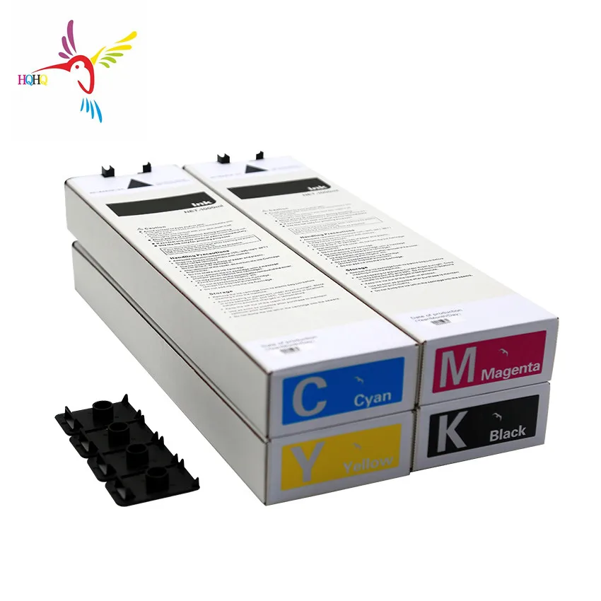 Compatible Inkjet Ink Cartridge For Riso Comcolor 3050 2BK+2Yellow+Feeding Pad