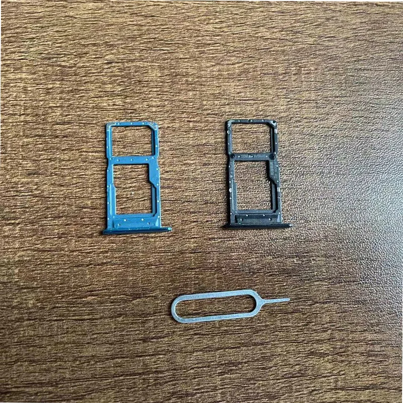 For Huawei Honor 10 Lite Sim Card Tray Slot Holder Connector SD Card Holder For P Smart 2019 Repair Parts