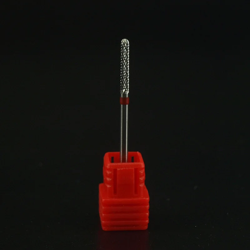 1pcs/lot higher quality safety bit and stright round head bit carbide nail drill bit for cut cuticle nail manicure machine tools