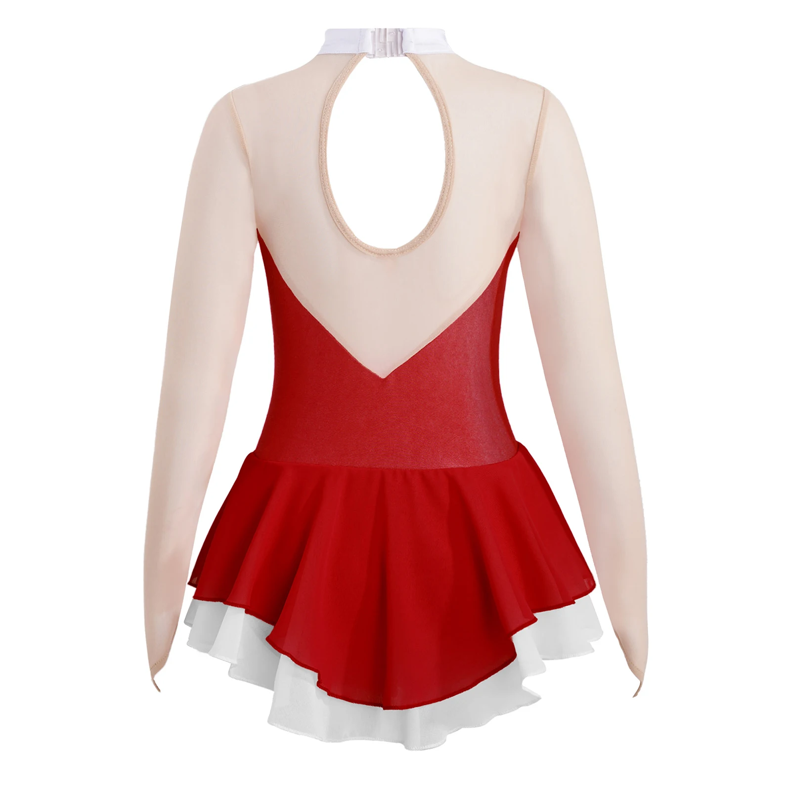 Vestido de Ballet para niñas, leotardo de gimnasia, patinaje artístico, tutú, disfraz de bailarina, Ropa de baile