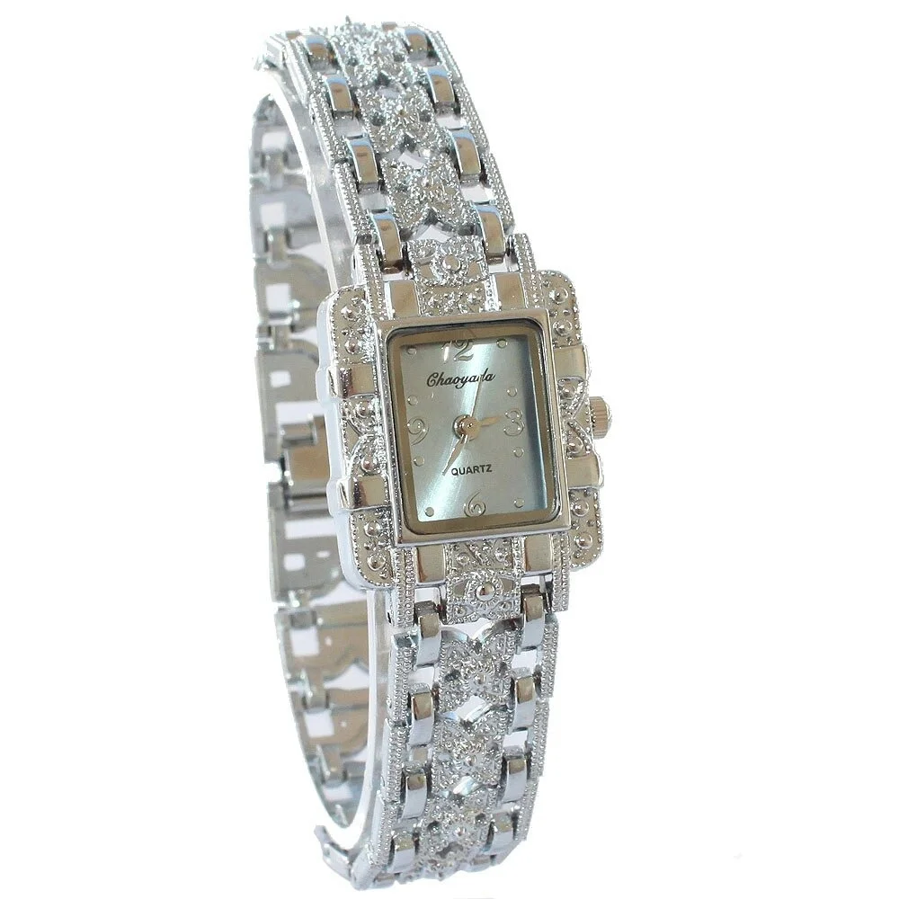 Relógio de pulso com borboleta, relógio analógico de quartzo para mulheres, de aço inoxidável, da moda, vazado, presente