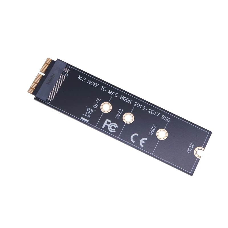 M.2 nvme ssdアダプタコンバータのmacbook air 2013 2014 2015 2017 A1465 A1466プロA1398 A1502 A1419 2230-2280 nvme/ahci M.2 ssd