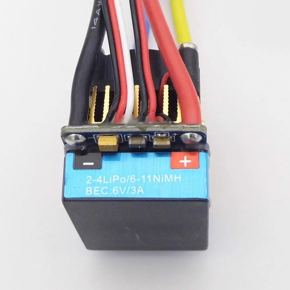 Motor de cepillo de 480A 80A, controlador de velocidad ESC 540 550 775, Motor ESC para coche de control remoto, barco a control remoto 1/10, Crawler SCX10 D90 Tamiya HSP, 1 unidad