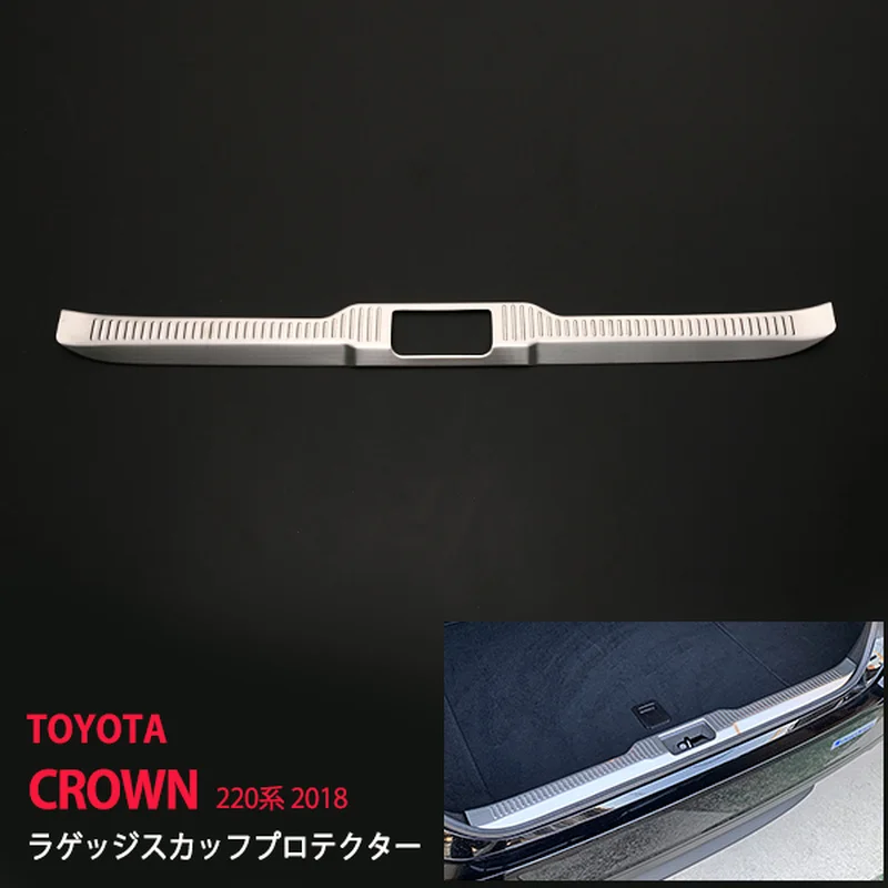 

Защитная крышка для задней крышки автомобиля TOYOTA CROWN 220S, нержавеющая сталь, автомобильные аксессуары, Внешнее украшение