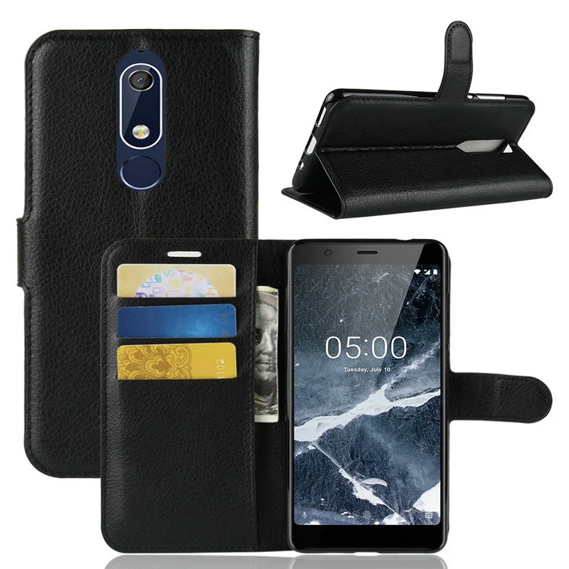 for Nokia 5.1 5 2018 TA-1061 Case Wallet Phone Case for Nokia 5 TA-1053 TA-1024 Flip Leather Cover Case Etui Coque Fandas case