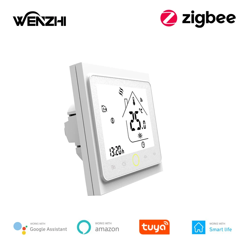 

Термостат ZigBee 3,0 с регулировкой температуры, электрический нагреватель пола для воды и газа, умный Life Tuya Alexa Google Home