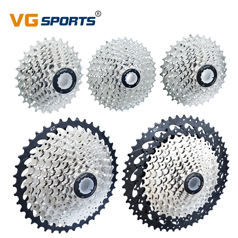 VG sports bicycle Cassette 8 9 10 11 speed Mountain Bike MTB Cassette Sprocket 32T 36T 40T 42T 50T Wearable Bicycle Freewheel