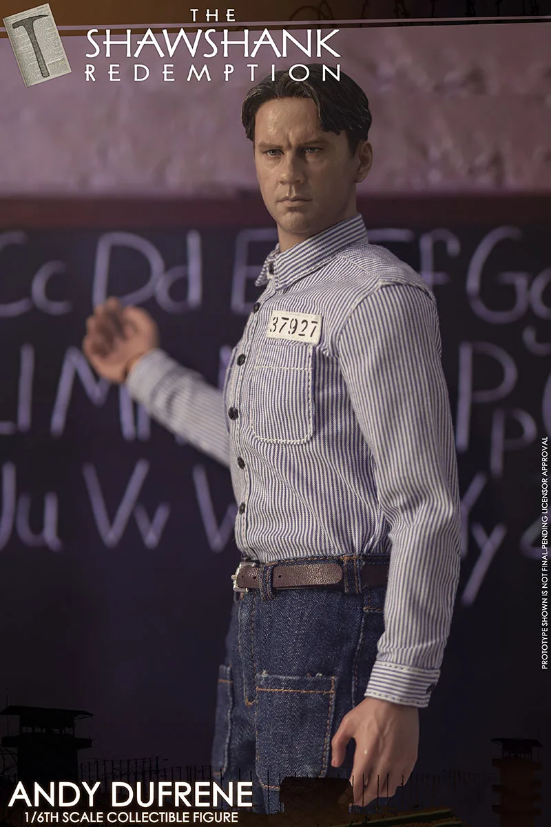 Daftoys 1/6 Shawshank Andy Dufresne kostium ubrania zestaw z głową Sculpt mądry bankier Andy dla 12 "figurka ciało zabawka