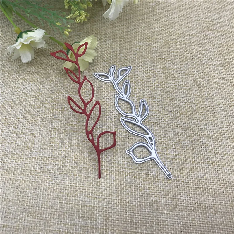 Leaf strip Lace Edge Metal Cutting die keychain shaker Heart Paper Key Chain Scrapbook Paper Craft Card Punch Art Knife Cutter