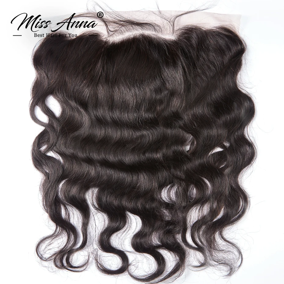 MissAnna 30 32 34 36 38 40 Inch Brazilian Human Hair Bundles With Frontal and Closure Body Wave Bundles With 13x4 Lace Frontal