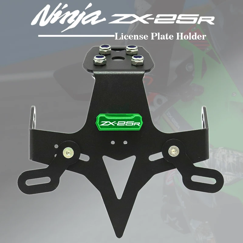 

For Kawasaki NINJA ZX25R ZX 25R ZX-25R 2020 2021 Accessories Tail Tidy Fender Eliminator LED License Plate Holder Bracket