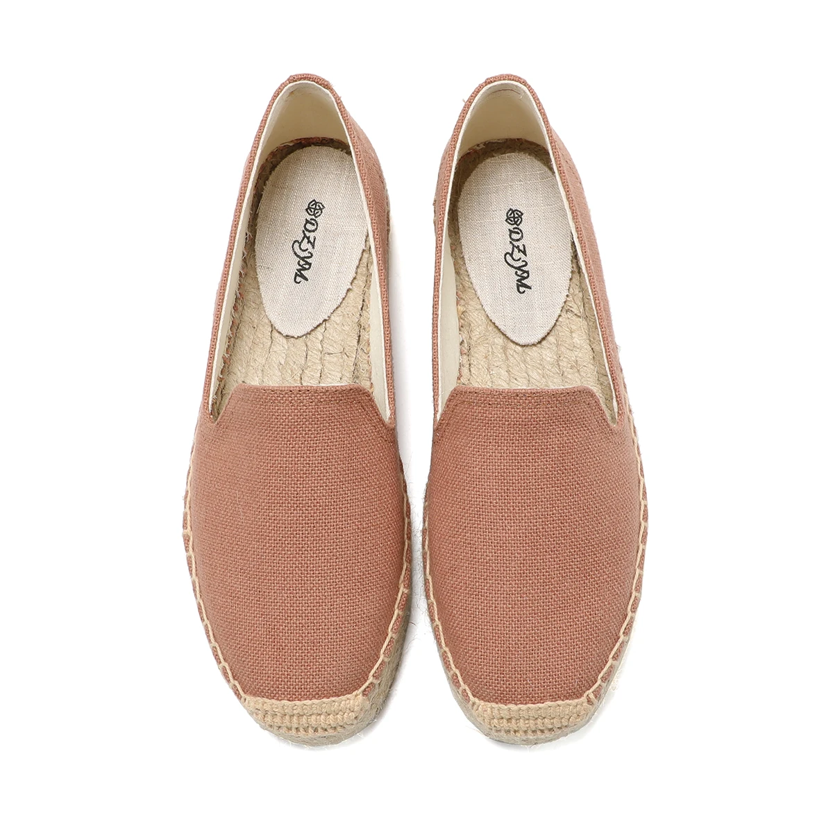 2021 nuovo arrivo affrettato Casual primavera/autunno canapa punta tonda gomma Slip-on Solid Sapatos Zapatillas Mujer espadrillas Flat