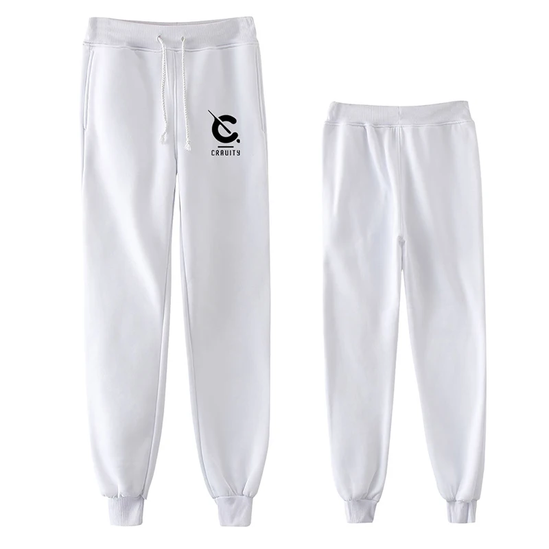 Fashion CRAVITY Kpop Harem Pants Black White Korean Style Hip Hop Men Women Long Loose Sports Pant Trousers Streetwear Plus Size