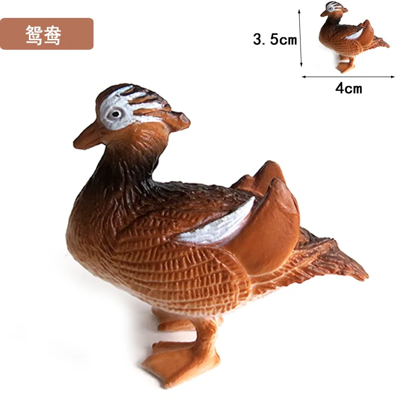 Home Decor Beeldjes Miniaturen Pvc Plastic Gesimuleerde Rubber Vliegende Vogel Zwaan Gans Eagle Papegaai Pauw Uil Model Speelgoed