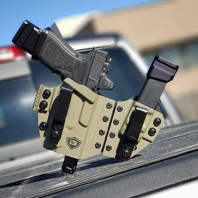 2 PCS K-เอวคลิปอุปกรณ์เสริมมีดกลับคลิป IWB ปืนแขนคลิปคลิปกลับชุด KYDEX HOLSTER อุปกรณ์ตัวหนีบ