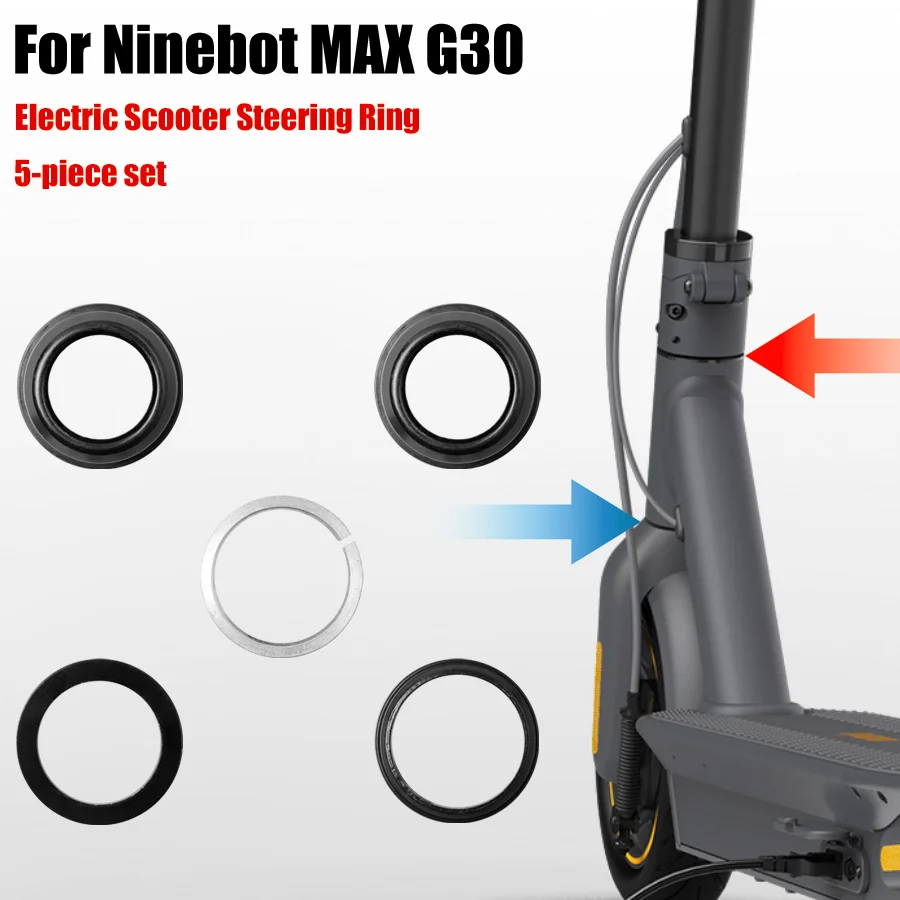 New Steering Bearing headset Set for Ninebot MAX G30 G30D Electric scooter Bowl Aluminum Bearings Ring Manganese Steel parts