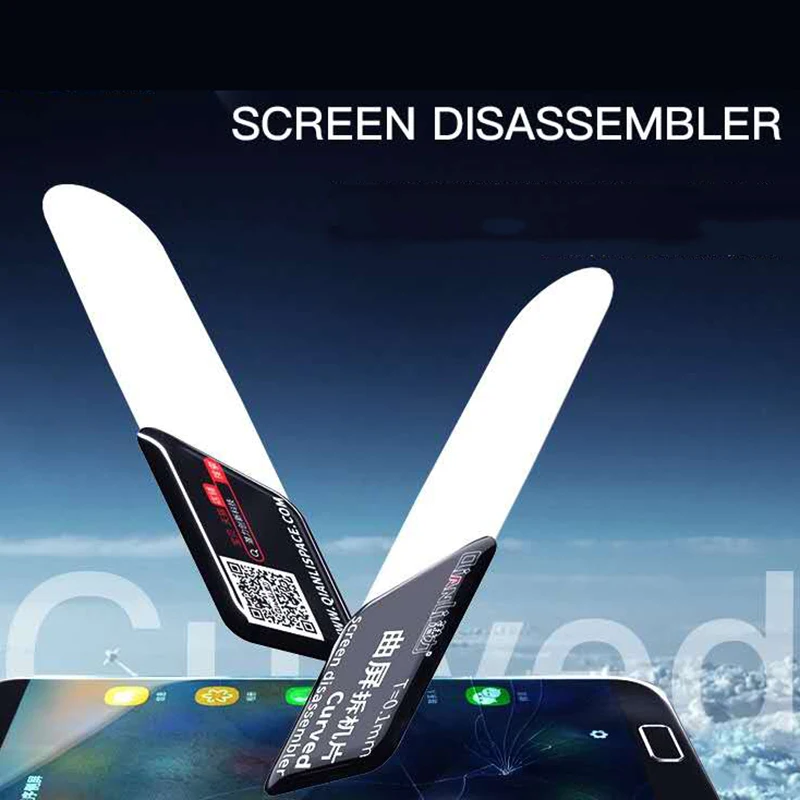 Riparazione di apertura Strumento di ToolPlus Telefoni Cellulari Curvo Schermo LCD Smontare Della Leva Coltello Ultra Sottile Della Leva Spudger Flessibile In Acciaio Inox