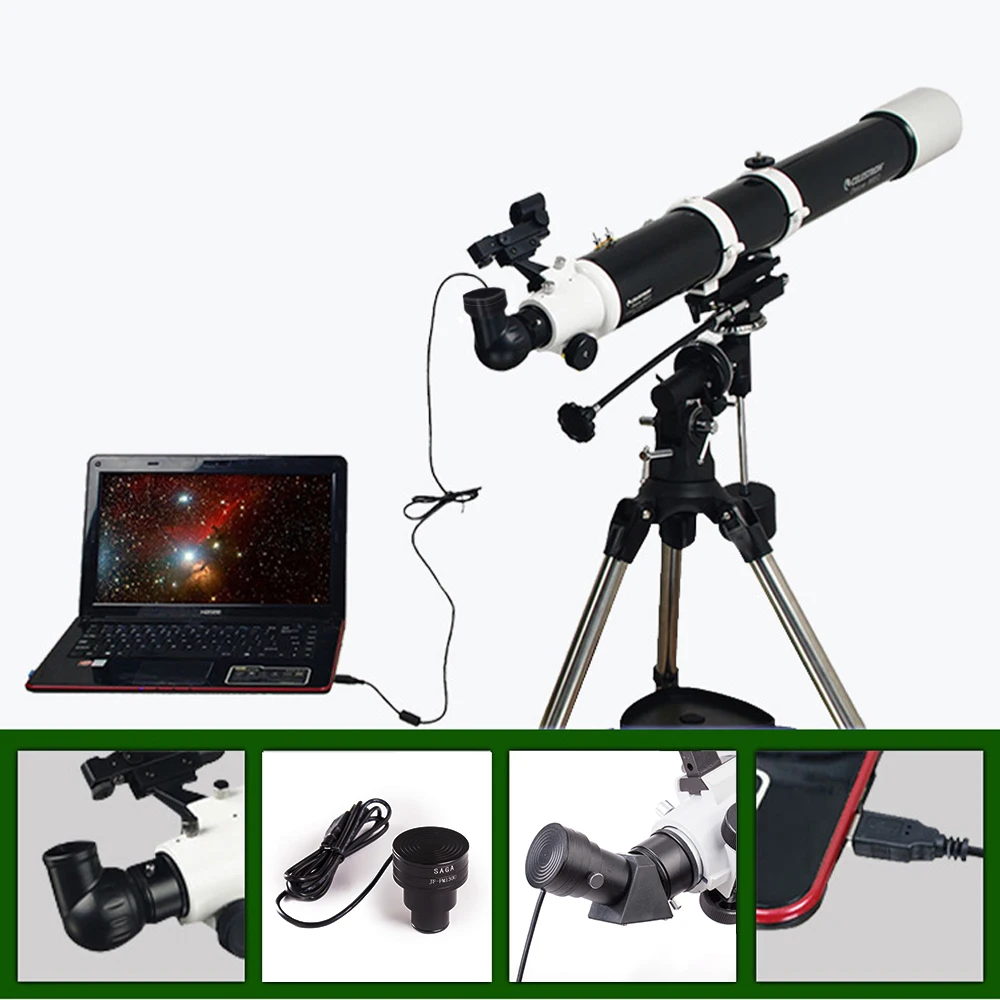 Celestron 1.25 Inches USB Interface Free Drive 1.25 Inches 1300,000 Electronic Eyepiece Camera 130W