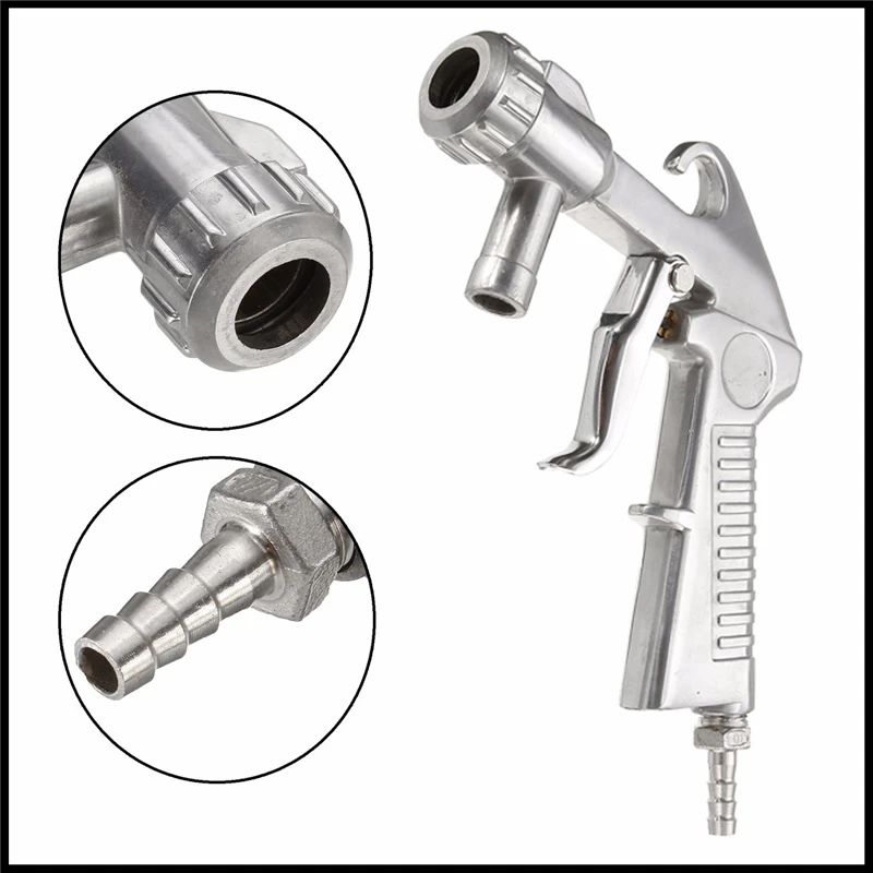 Máquina neumática de chorro de arena, pistola rociadora de alimentación, sifón de aire, herramienta de molienda, kit de punta de boquilla de cerámica, herramienta eléctrica