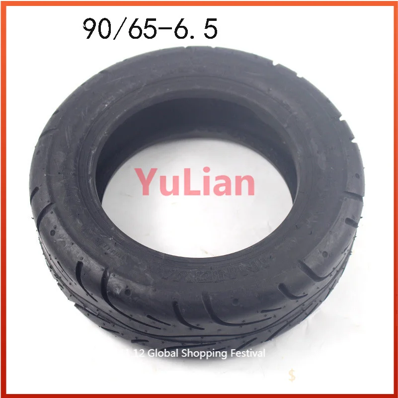 Inflatable Rubber Pneumatic CST Tire Scooter Tyre Wheel 90/65-6.5 11 Inches Off City Road Tire Scooter Tire