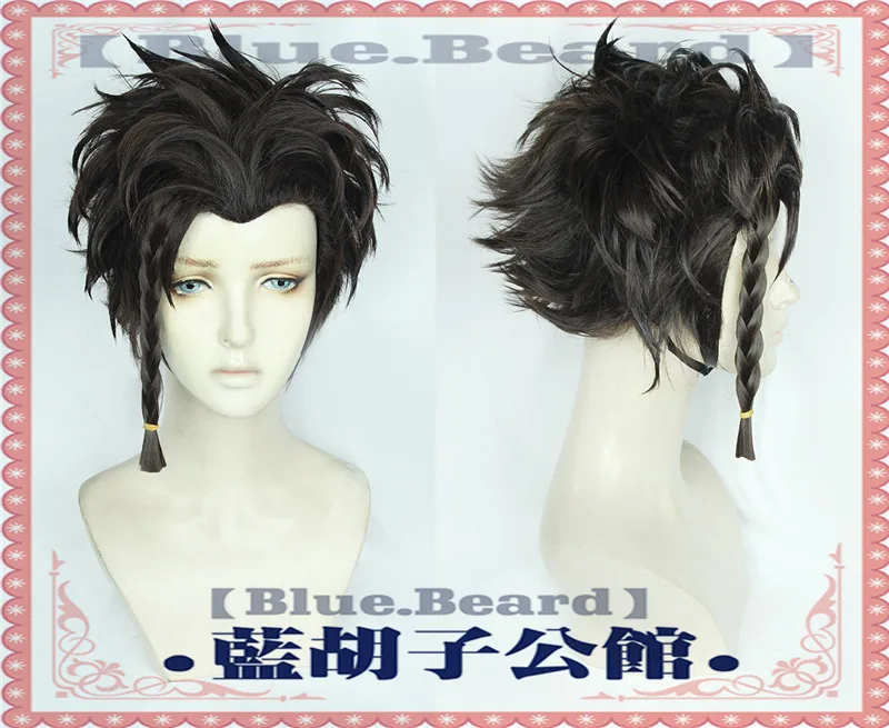 Game Fire Emblem: ThreeHouses Claude von Regan Cosplay Wig Fancy Battle Boys Cosplay Black Short Wig + Free Wig Cap