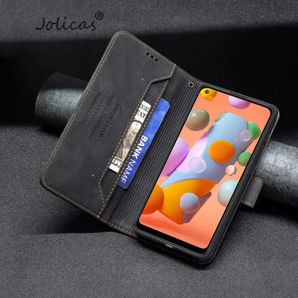 Simplicity Back Covers For armor Samsung A11 Estojo Floral Cards Storage Phone Bag Protect Case sFor Samsung Galaxy ajax M11