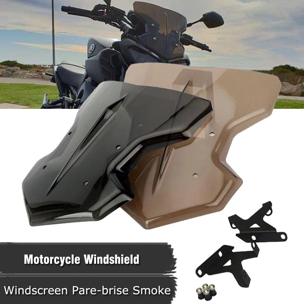 

Windshield Windscreen for YAMAHA MT-09 FZ-09 2014 2015 2016 Pare-brise Smoke Motorcycle Accessories Wind Deflectors MT09 FZ09 MT