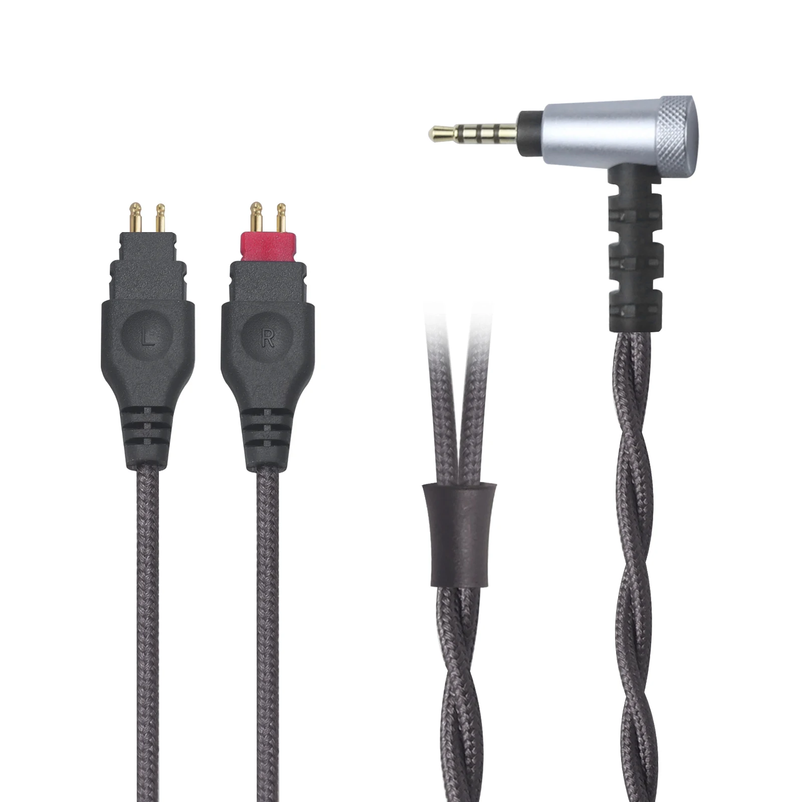 OKCSC ترقية استبدال كابل مع المكونات المتوازنة ل Sennheiser HD650 HD600 HD580 HD535 HD545 HD565 HD265 الصوت ترقية كابل