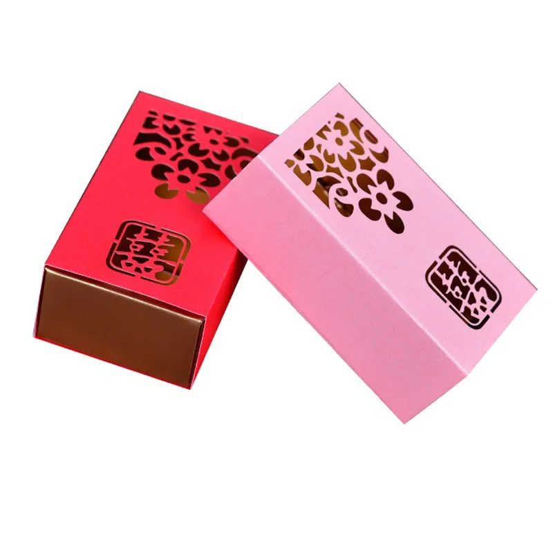 200 Uds. Suministros creativos para recuerdos de boda, cajas de dulces para fiesta, regalo de doble felicidad, caja de chocolates Ferrero Rocher, caja de regalos dulces