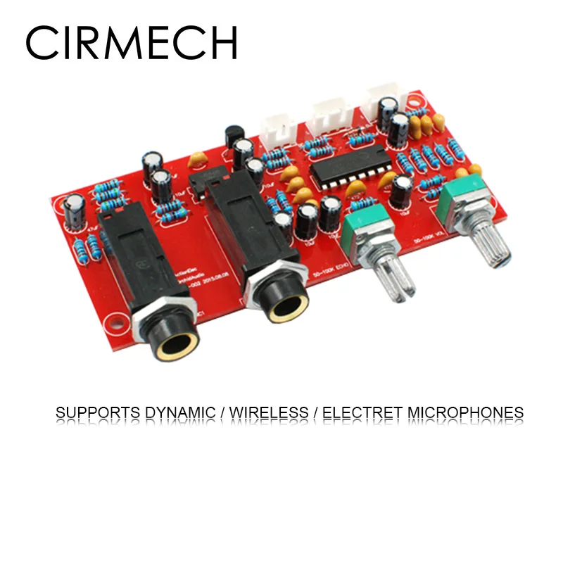 سيرمش PT2399 NE5532 كاريوكي مجلس مكبر للصوت مجلس مكبر للصوت صدى صدى عدة المجلس والانتهاء اختياري