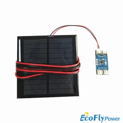 Solar Panel 5.5V 1W ， CN3163  5V 1A Solar Lithium Battery Charging Controllers  DIY Home Solar System