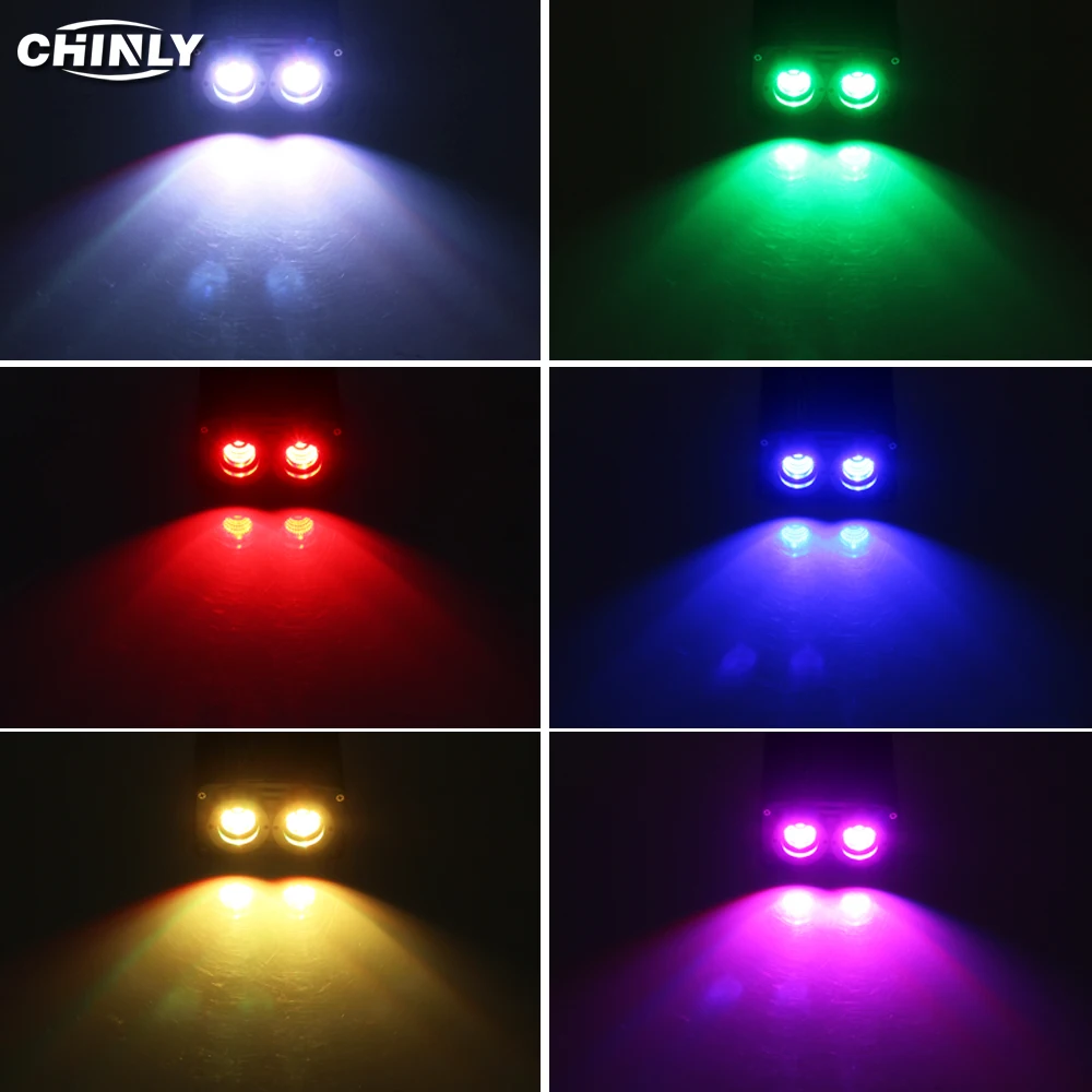 32W Glasvezel Motor Rgbw Dubbele Hoofden Led Lichtbron Rf Remote Touch Control Driver Voor Alle Glasvezel kabel