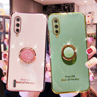 Holder Case For Xiaomi Mi 9 Lite Case Soft Silicone Stand Cover For Xiaomi Mi9 Lite Cases Mi 9 mia3 mi8 lite Shockproof Fundas