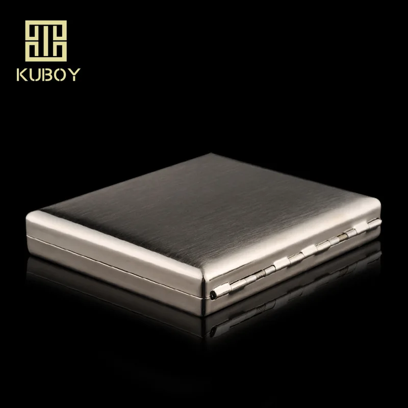 20-pack stainless steel creative cigarette case with metal cigarette case.