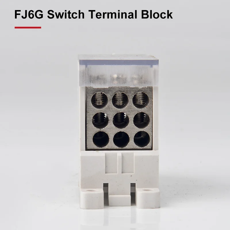 FJ6G Switch Terminal Block Branch Circuit Breaker Junction Box 1-IN Multiple-OUT Air Switches Connector Multi-Circuit Connection