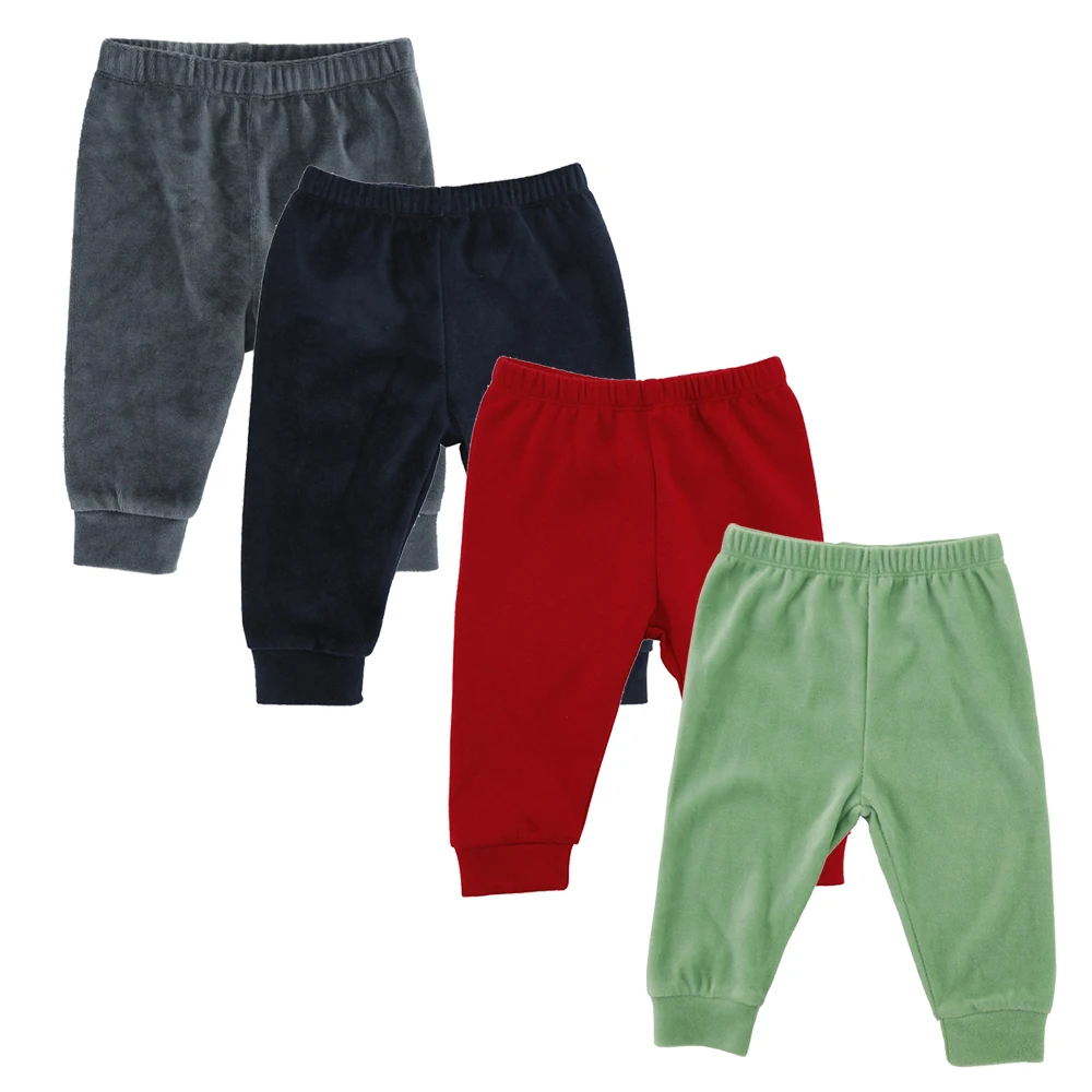 2021 3 4 pcs/set Newborn Pants Baby 100% Cotton Soft Girl Pants Baby Boy trousers Pants Infant Clothing