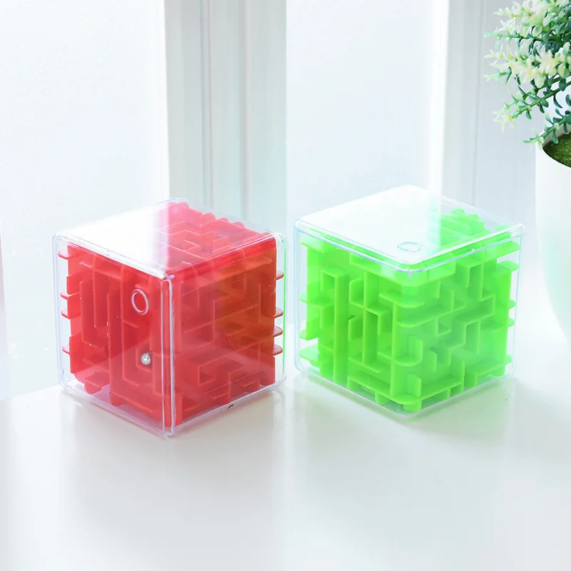 2018 Funny 3D Maze Magic Cube Puzzle Speed Cube Puzzle Game Labyrinth Ball Toys Magical Maze Ball Games Educational Toys