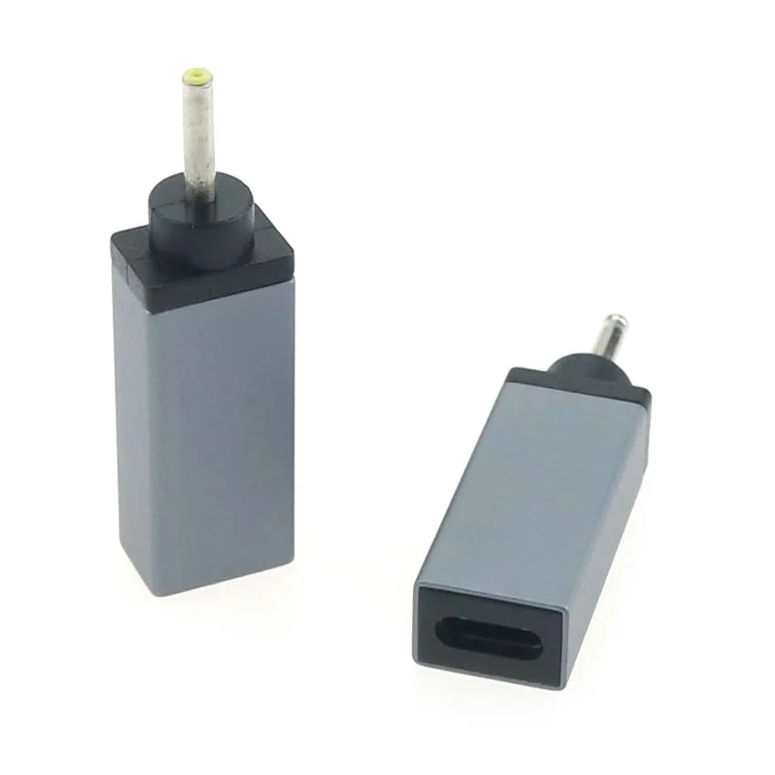 Cltgxdd 1piece Laptop PD Power Adapter USB Type C Female to DC 7.4x5.0/4.5x3.0/5.5x2.5mm Suitable for Lenovo Asus HP DELL Plug