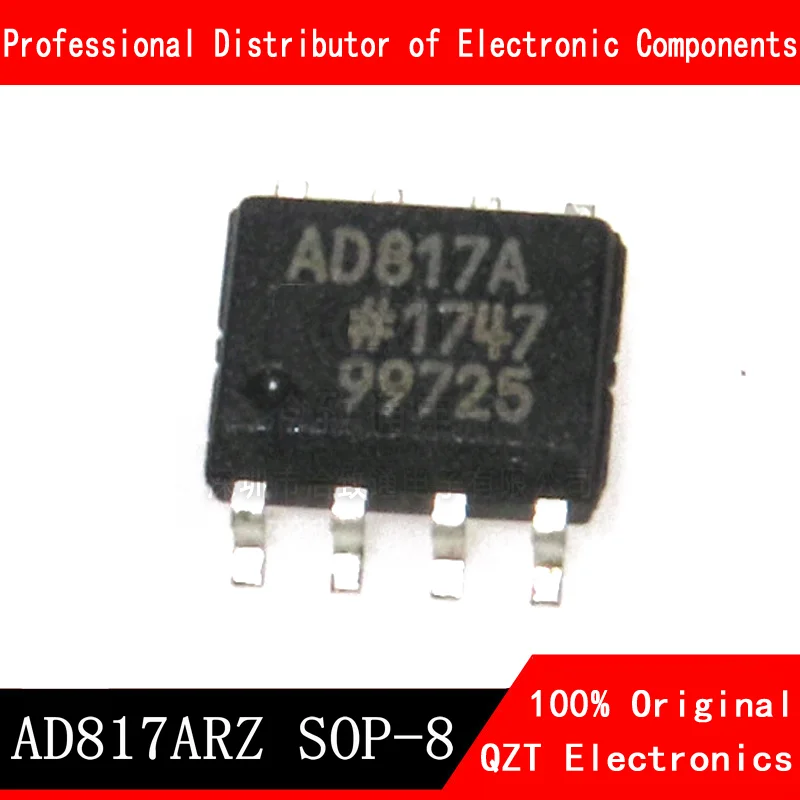 10 unids/lote AD817ARZ AD817AR AD817A AD817 SOP-8 nuevo original en Stock