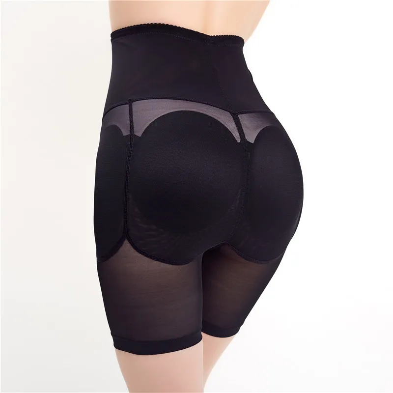 Sponge Fake Butt Lifter Sexy Underwear Hip Enhancer Padded Panty Body Shaper High Waist Trainer Slim Tummy Control Panties m-4xl