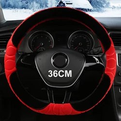 D/O Shape 36cm Plush Car Steering Wheel Cover for Honda Civic Ciimo Jade SUZUKI Alto LINGYANG NISSAN Juke Toyota Aqua Prius