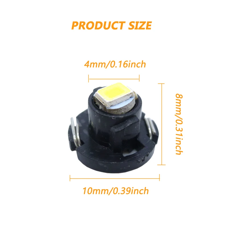 10x Neo Wedge LED T4.2 Indicator Bulbs AC Climate Heater Controls Lamp LED for Toyota Tacoma Corolla Matrix Corolla Camry