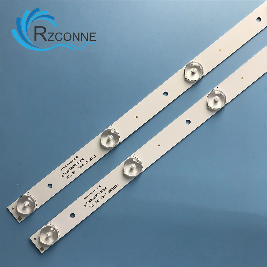 Tira de retroiluminación LED de 570 mm 7 lámparas para PLDV 321300 -C LE-8822A CV315PW07S CC02320D570V08 CC02320D570V02 32L 2X7 7S1P 20151121