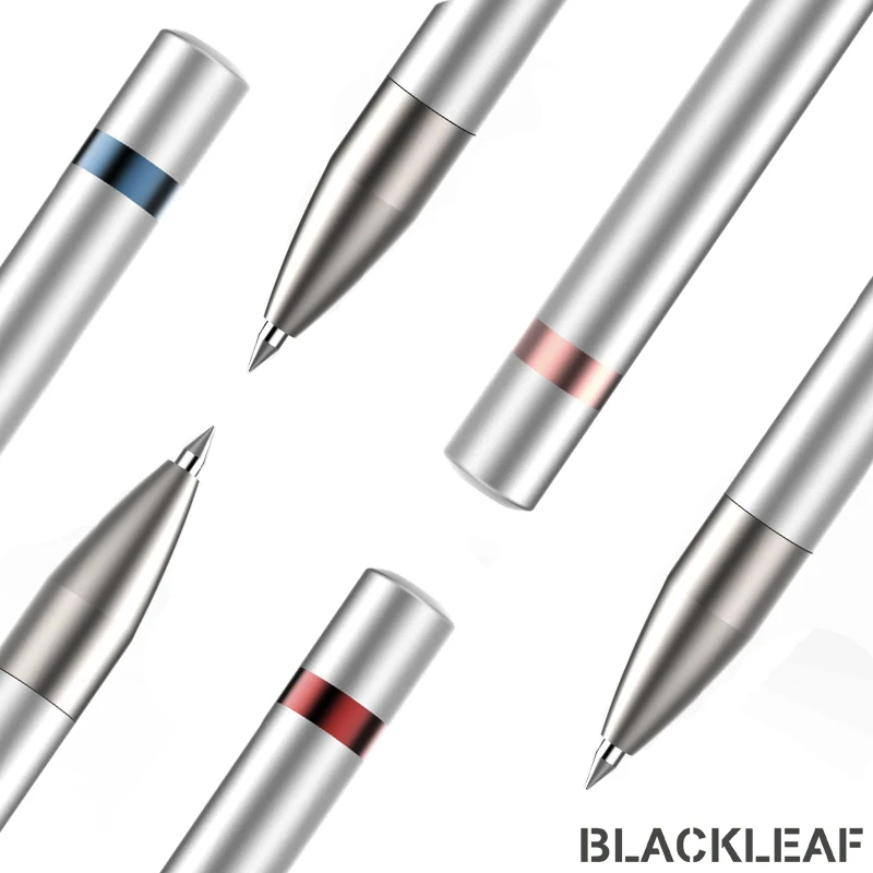 

Black Leaf All Aluminum Metal Signature Pen Gel Pen Farina Pen Student Examination Pen Gift Lover Gift Creative Gift