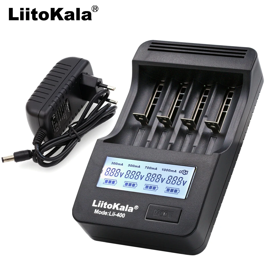 Liitokala Lii500/Lii402/Lii202/Lii100/Lii300/LiiS1 1.2V/3.7V 18650/26650/18350/16340/18500/AA/AAA NiMH lithium battery Charger